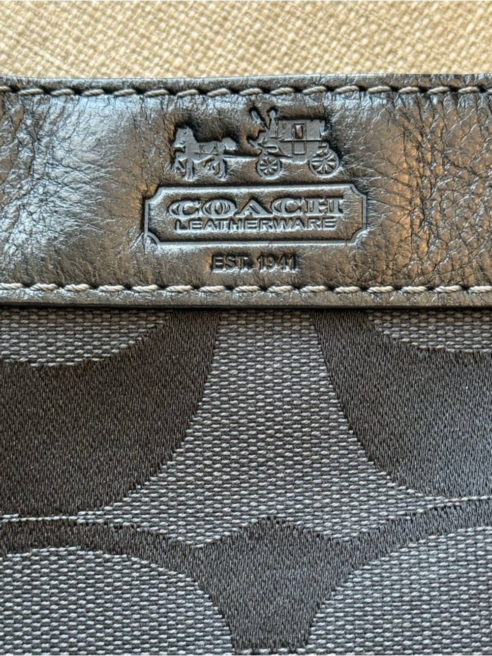 Vintage Coach Mini Zoe Optic Hobo Y2K Small Shoulder Bag - Picture 4 of 10